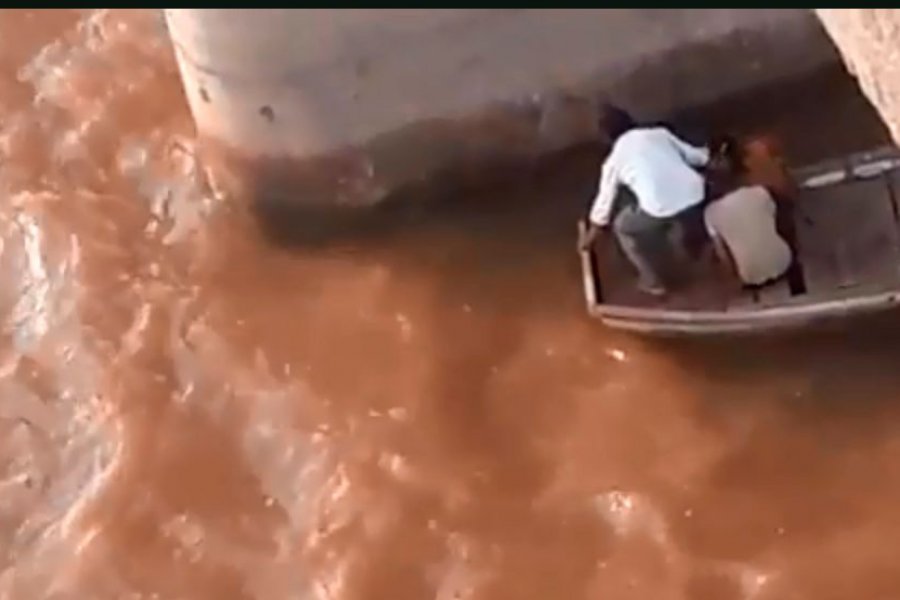 100 फीट ऊंचे पुल से अनास नदी में कूदी महिला, ग्रामीणों ने बचाया