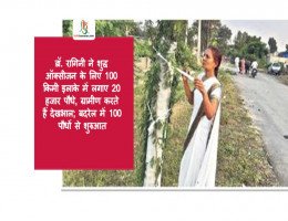डॉ. रागिनी ने शुद्ध ऑक्सीजन के लिए 100 किमी इलाके में लगाए 20 हजार पौधे, ग्रामीण करते हैं देखभाल; बदरेल में 100 पौधों से शुरुआत